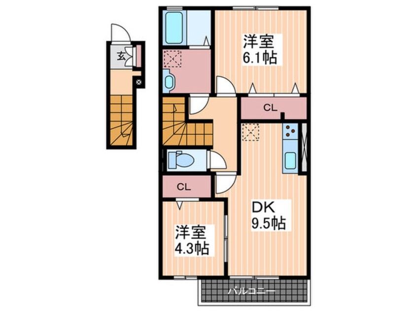 間取図 エミネンスⅠ