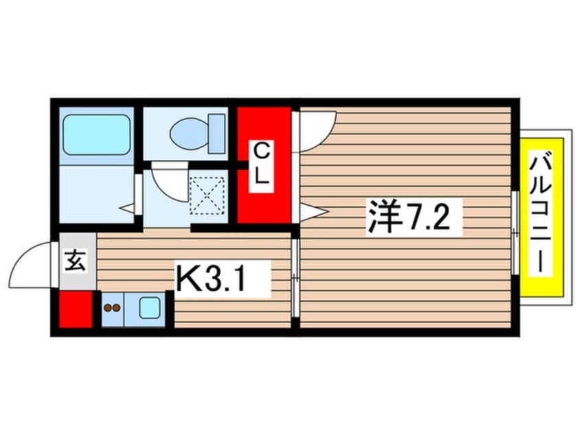 間取図 カーサKAWAUTI
