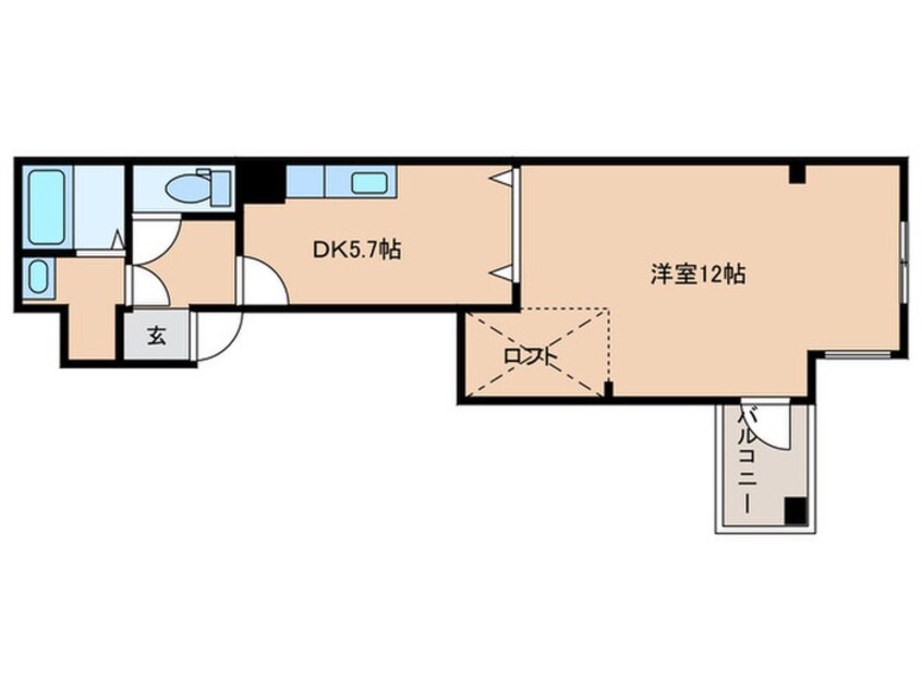 間取図 鉄砲町原田ビル