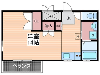 間取図 ハレルＳＡ１ビル