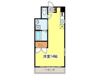 間取図 ハレルＳＡ１ビル