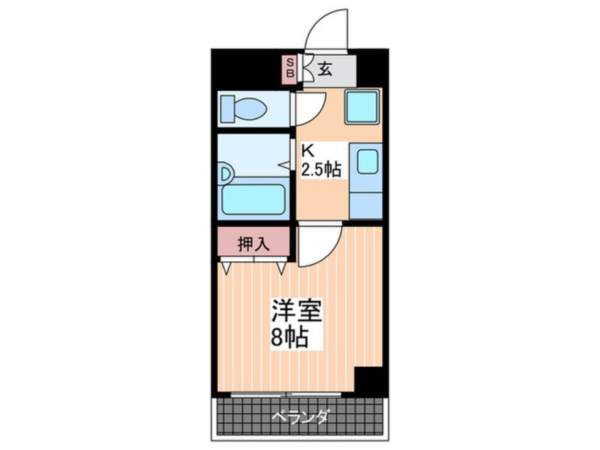 間取図 ユアコ－ト舟入