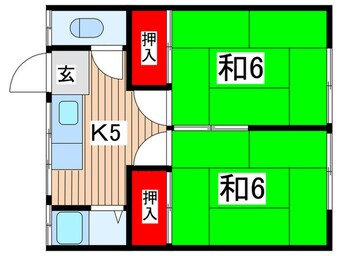間取図 中岡アパート
