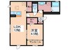 エルマーナ　A棟 1LDKの間取り