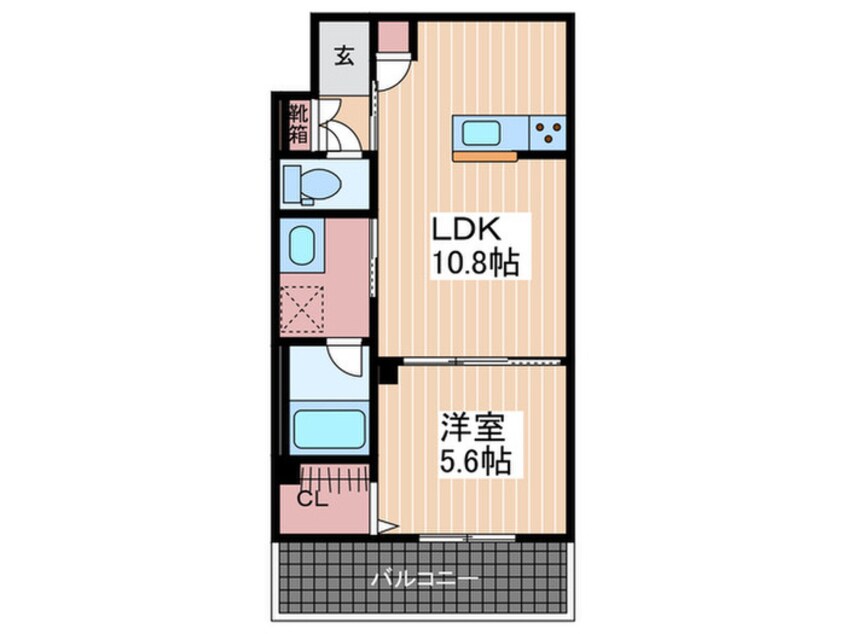 間取図 アブニールS