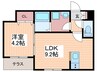 メゾンクレール廿日市市役所駅前 1LDKの間取り
