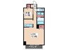 エイホームビル 1LDKの間取り