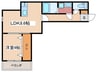 リタリッチ五番館 1LDKの間取り