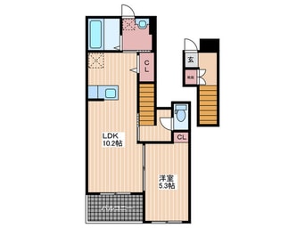 間取図 プリマヴェーラ・ｆ