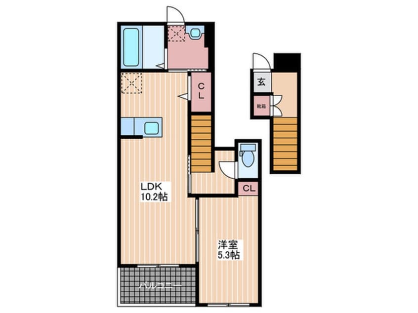 間取図 プリマヴェーラ・ｆ