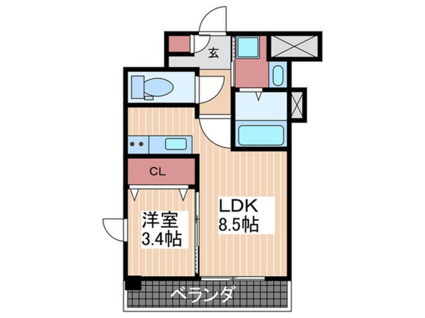間取図 仮）月光鎮守府新築工事