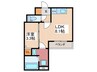 ＭＯＶＥ高須駅前 1LDKの間取り