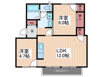 間取図 フレグランス吉田Ｂ棟