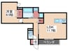 GROVE 1LDKの間取り