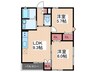 中野APARTMENTS 2LDKの間取り