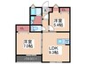 中野APARTMENTS 2LDKの間取り