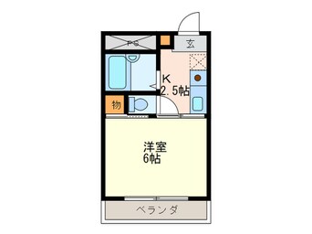 間取図 田窪アパ－ト