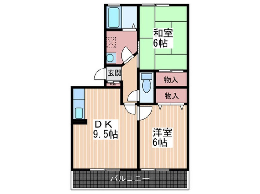 間取図 テラジハウスツカ