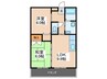 エスペラント岡田 2LDKの間取り