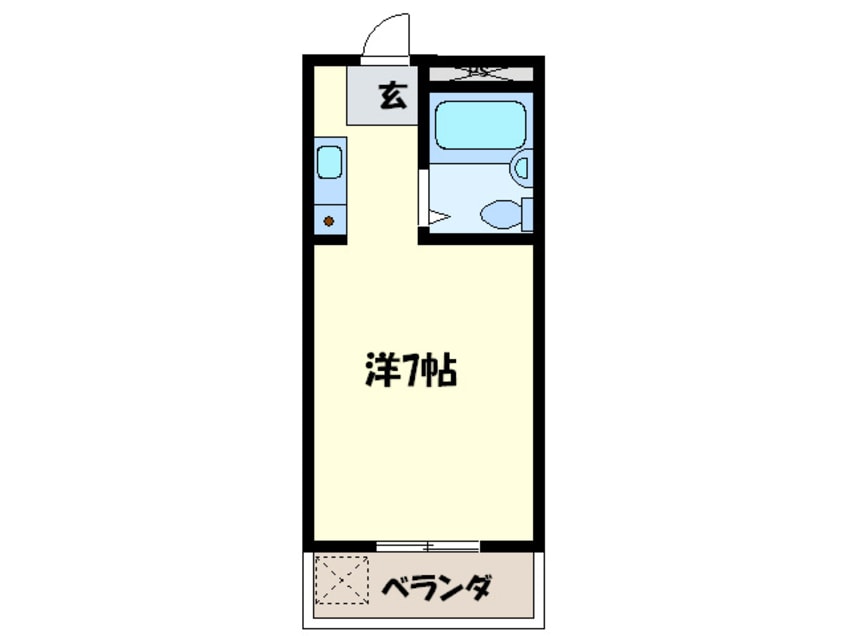 間取図 Ｋ・Ｂ・Ｍ三筋