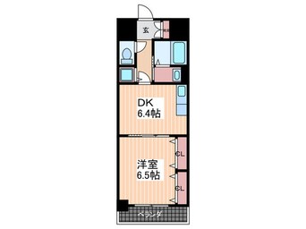 間取図 ＣＵＢＩＣＬＥ・Ｆ