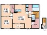 プレミアムテラス 2LDKの間取り