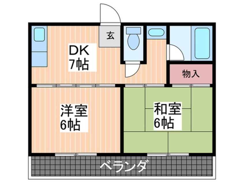 間取図 太田川マンション