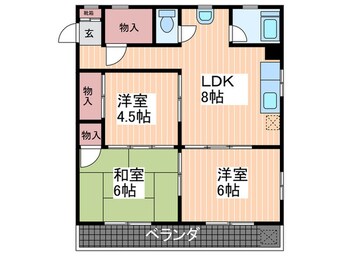 間取図 太田川マンション