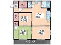 太田川マンションの間取図
