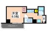 アクアコ－ト廿日市 1Rの間取り