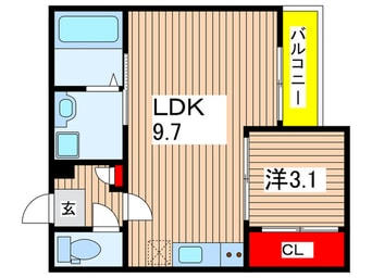 間取図 Grandticモンテキュール