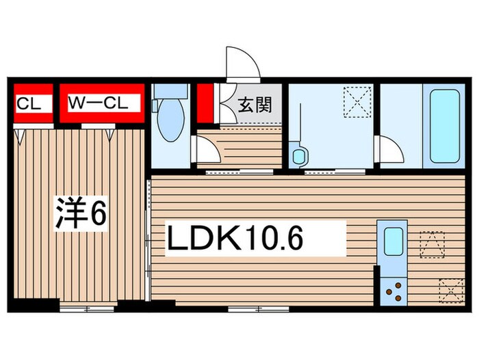 間取り図 クレールRF