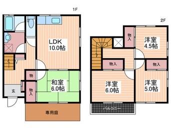 間取図 福永棟割⑥