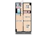 新明治橋マンション(705) 3LDKの間取り