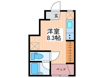 間取図 リヴィエール口田Ⅱ