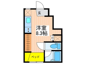 間取図 リヴィエール口田Ⅱ