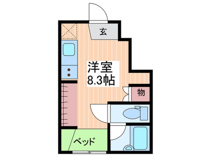 間取図 リヴィエール口田Ⅱ