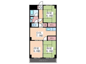 間取図 第２鈴峰ビル