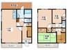 メゾネット己斐 3LDKの間取り