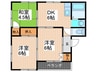 砂古ビル 3DKの間取り