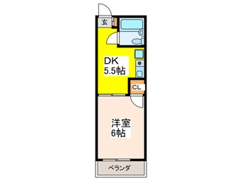 間取図 第３中西マンション