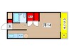 中西ビル 1Rの間取り