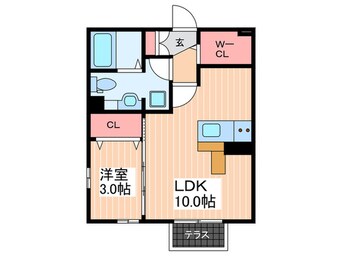 間取図 シャルマン宮島口