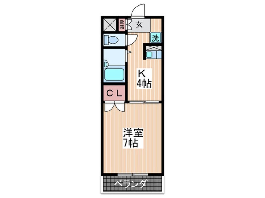 間取図 ＣＡＳＡＤＥＳＯＬ己斐