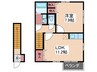 TS BONHEUR 1LDKの間取り