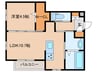 Campanella江波二本松 1LDKの間取り