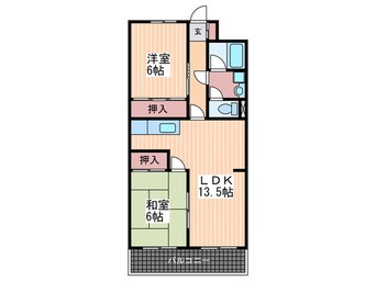 間取図 コーポ井口台