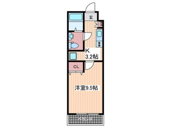 間取図 デルタ幟町