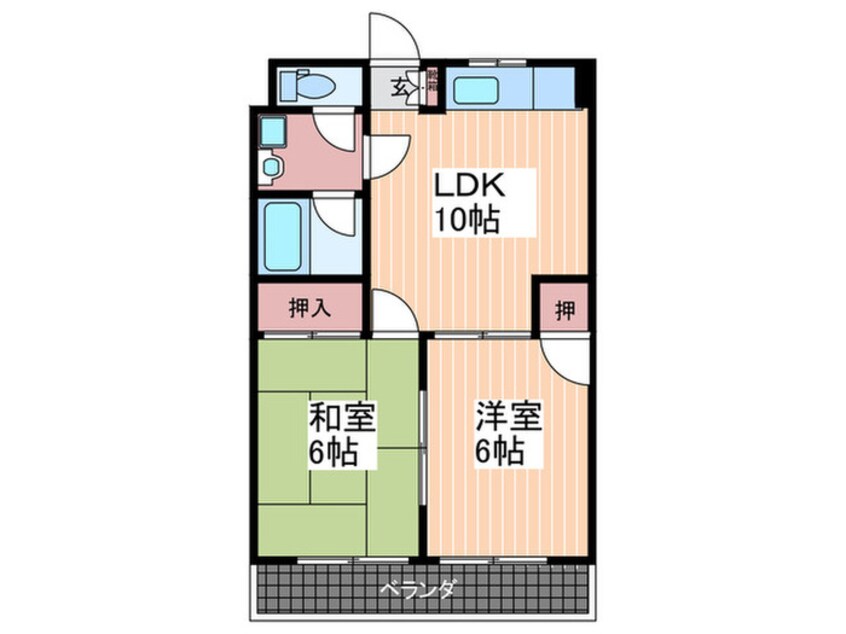 間取図 ベル・ファミ－ユ舟入