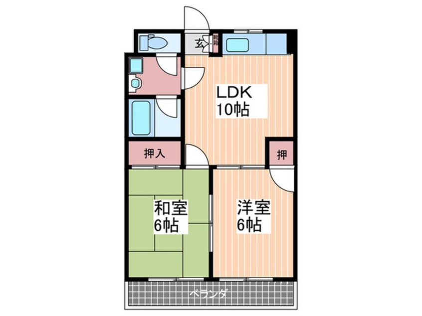 間取図 ベル・ファミ－ユ舟入